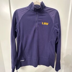 Ping LSU Quarter-Zip Women’s Fleece Pullover